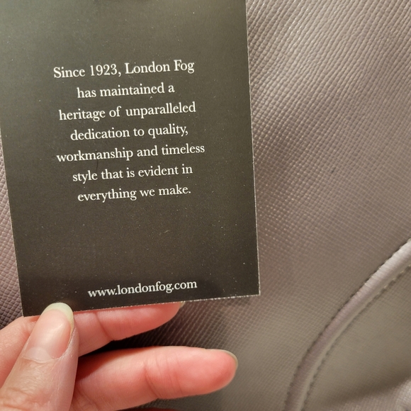 London Fog Gray Purse, Handbag, nwt - Picture 4 of 8